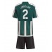 Manchester United Victor Lindelof #2 Babykleding Uitshirt Kinderen 2023-24 Korte Mouwen (+ korte broeken)